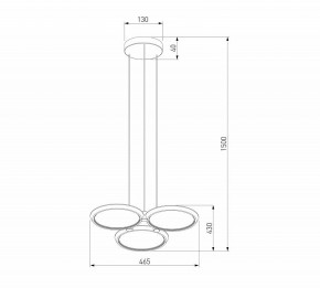 Подвесная люстра Eurosvet Crespella 90034/3 золото в Сысерти - sysert.ok-mebel.com | фото 5
