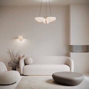 Подвесная люстра Eurosvet Emisfero 50083/3 LED золото в Сысерти - sysert.ok-mebel.com | фото 4