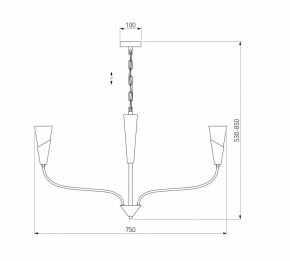 Подвесная люстра Eurosvet Rhyton 60167/6 никель в Сысерти - sysert.ok-mebel.com | фото 5