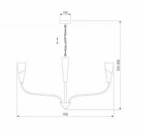 Подвесная люстра Eurosvet Rhyton 60167/8 латунь в Сысерти - sysert.ok-mebel.com | фото 6