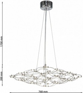 Подвесная люстра Favourite Thinner 4305-8P в Сысерти - sysert.ok-mebel.com | фото 5