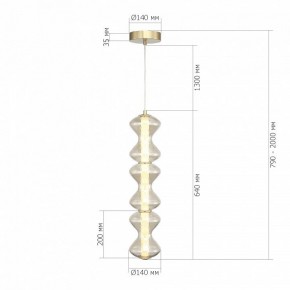 Подвесная люстра ST-Luce SPINE SL6136.213.01 в Сысерти - sysert.ok-mebel.com | фото 4