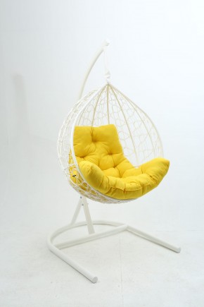 Подвесное кресло Бароло (белый/желтый) в Сысерти - sysert.ok-mebel.com | фото