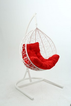 Подвесное кресло Бароло (белый/красный) в Сысерти - sysert.ok-mebel.com | фото