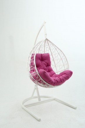 Подвесное кресло Бароло (белый/розовый) в Сысерти - sysert.ok-mebel.com | фото