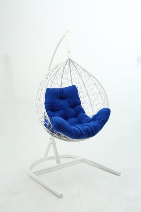 Подвесное кресло Бароло (белый/синий) в Сысерти - sysert.ok-mebel.com | фото