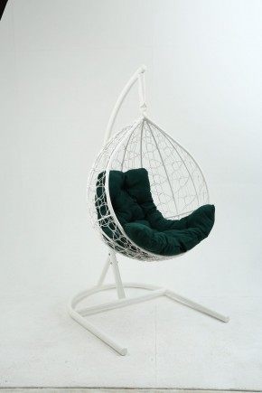 Подвесное кресло Бароло (белый/зеленый) в Сысерти - sysert.ok-mebel.com | фото