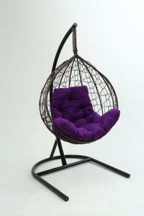 Подвесное кресло Бароло (коричневый/фиолетовый) в Сысерти - sysert.ok-mebel.com | фото