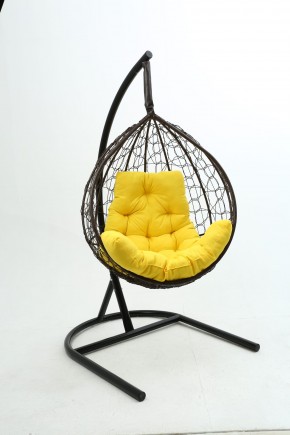 Подвесное кресло Бароло (коричневый/желтый) в Сысерти - sysert.ok-mebel.com | фото
