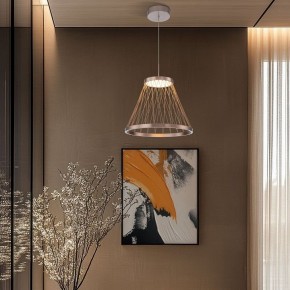Подвесной светильник Eurosvet Cesta 40016/1 LED коричневый в Сысерти - sysert.ok-mebel.com | фото 4