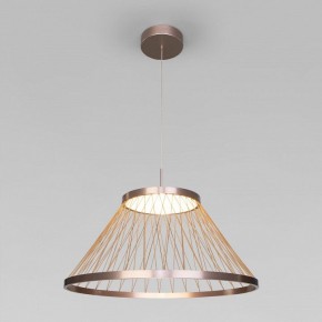 Подвесной светильник Eurosvet Cesta 40017/1 LED коричневый в Сысерти - sysert.ok-mebel.com | фото 2
