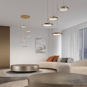 Подвесной светильник Eurosvet Crespella 90034/6 золото в Сысерти - sysert.ok-mebel.com | фото 4