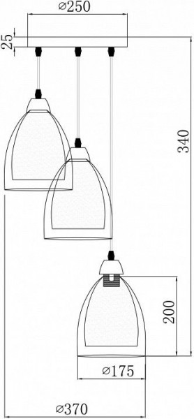 Подвесной светильник Freya Astery FR5375PL-03CH1 в Сысерти - sysert.ok-mebel.com | фото 2