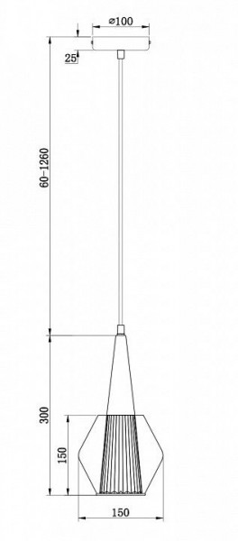 Подвесной светильник Freya Copita FR8008PL-01GB в Сысерти - sysert.ok-mebel.com | фото