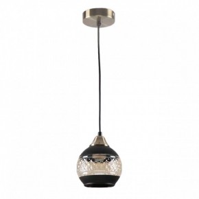 Подвесной светильник Imex MD.51851 MD.51851-1-P-BK+AB в Сысерти - sysert.ok-mebel.com | фото
