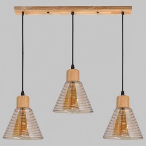 Подвесной светильник Imex MD.5870 MD.5870-3-P-WOOD+BK в Сысерти - sysert.ok-mebel.com | фото