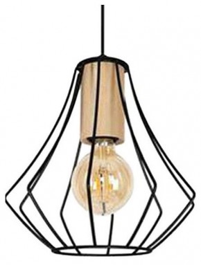 Подвесной светильник Imex MD.9050 MD.9050-1-P-BK+WOOD в Сысерти - sysert.ok-mebel.com | фото