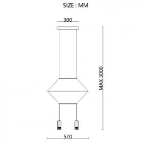 Подвесной светильник Imperiumloft Via Wireflow polyhedral Via01 в Сысерти - sysert.ok-mebel.com | фото 2