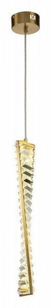 Подвесной светильник Indigo Frizzante 12015/1P Brass в Сысерти - sysert.ok-mebel.com | фото 3