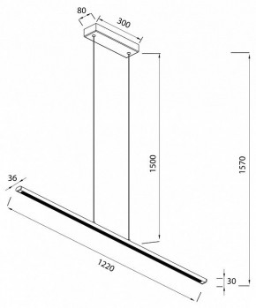 Подвесной светильник Mantra Lineal 8955 в Сысерти - sysert.ok-mebel.com | фото 4