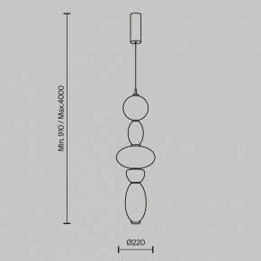 Подвесной светильник Maytoni Adore MOD297PL-L24BS3K1 в Сысерти - sysert.ok-mebel.com | фото 5