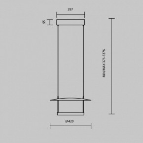 Подвесной светильник Maytoni Ambience MOD280PL-L23B3K1 в Сысерти - sysert.ok-mebel.com | фото 4