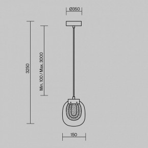 Подвесной светильник Maytoni Biology MOD367PL-L3BSK в Сысерти - sysert.ok-mebel.com | фото 6