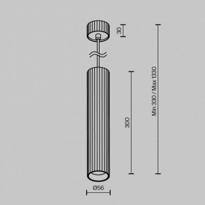 Подвесной светильник Maytoni Calipso P106PL-01-GU10-BS в Сысерти - sysert.ok-mebel.com | фото 8