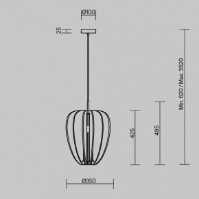 Подвесной светильник Maytoni Cambio MOD398PL-01GR в Сысерти - sysert.ok-mebel.com | фото 6