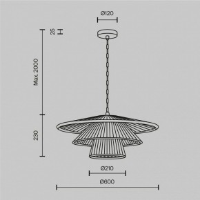 Подвесной светильник Maytoni Costa MOD394PL-01BS1 в Сысерти - sysert.ok-mebel.com | фото 5
