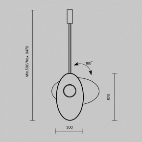 Подвесной светильник Maytoni Evolution MOD396PL-L10BL3K в Сысерти - sysert.ok-mebel.com | фото 6