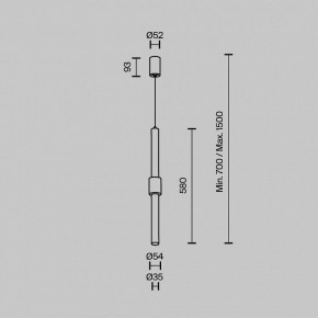 Подвесной светильник Maytoni Jelly P105PL-12W3K-BS в Сысерти - sysert.ok-mebel.com | фото 5