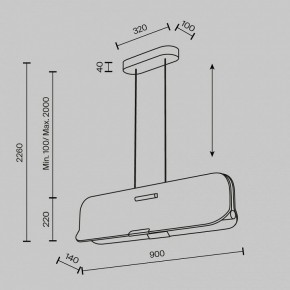 Подвесной светильник Maytoni Optimista MOD408PL-L12B3K в Сысерти - sysert.ok-mebel.com | фото 7