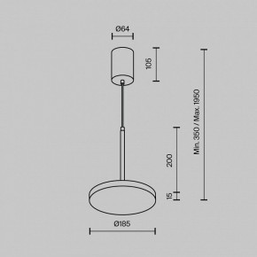 Подвесной светильник Maytoni Plato P076PL-L12W4K-BS в Сысерти - sysert.ok-mebel.com | фото 6