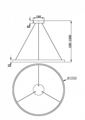 Подвесной светильник Maytoni Rim MOD058PL-L54BK в Сысерти - sysert.ok-mebel.com | фото 4