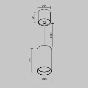 Подвесной светильник Maytoni Vol P100PL-20W3K-BS в Сысерти - sysert.ok-mebel.com | фото 7