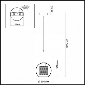 Подвесной светильник Odeon Light Clocky 4939/1 в Сысерти - sysert.ok-mebel.com | фото 4