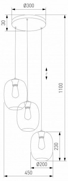 Подвесной светильник TK Lighting Elio 5973 Elio в Сысерти - sysert.ok-mebel.com | фото 3