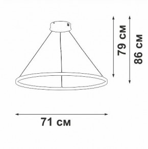 Подвесной светильник Vitaluce V2516 V2516-8/1S в Сысерти - sysert.ok-mebel.com | фото 3