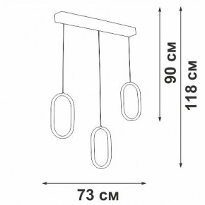 Подвесной светильник Vitaluce V3049 V3049-0/3S в Сысерти - sysert.ok-mebel.com | фото 4