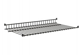 Полка сотовая L695 (черный муар) в Сысерти - sysert.ok-mebel.com | фото