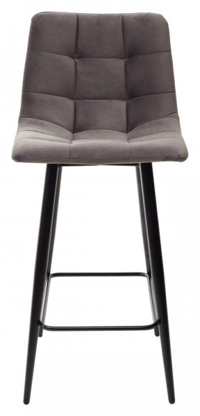 Полубарный стул CHILLI-QB графит #14, велюр / черный каркас (H=66cm) М-City в Сысерти - sysert.ok-mebel.com | фото 5