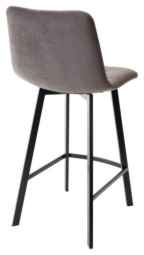 Полубарный стул CHILLI-QB SQUARE графит #14, велюр / черный каркас (H=66cm) М-City в Сысерти - sysert.ok-mebel.com | фото 3