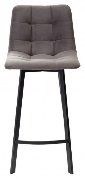 Полубарный стул CHILLI-QB SQUARE графит #14, велюр / черный каркас (H=66cm) М-City в Сысерти - sysert.ok-mebel.com | фото 4