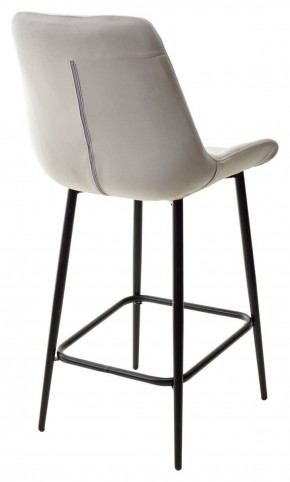 Полубарный стул ХОФМАН, цвет H-09 Светло-серый, велюр / черный каркас H=63cm М-City в Сысерти - sysert.ok-mebel.com | фото 6