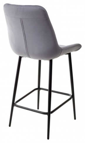 Полубарный стул ХОФМАН, цвет H-14 Серый, велюр / черный каркас H=63cm М-City в Сысерти - sysert.ok-mebel.com | фото 5
