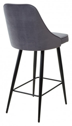 Полубарный стул NEPAL-PB СЕРЫЙ #27, велюр/ черный каркас (H=68cm) М-City в Сысерти - sysert.ok-mebel.com | фото 7