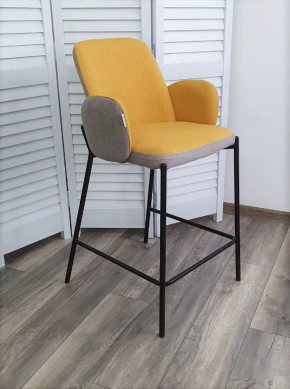 Полубарный стул NYX (H=65cm) VF106 желтый / VF120 серый М-City в Сысерти - sysert.ok-mebel.com | фото