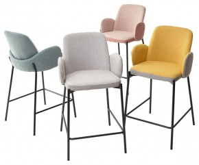 Полубарный стул NYX (H=65cm) VF106 желтый / VF120 серый М-City в Сысерти - sysert.ok-mebel.com | фото 2