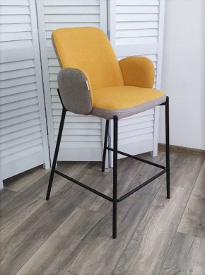 Полубарный стул NYX (H=65cm) VF106 желтый / VF120 серый М-City в Сысерти - sysert.ok-mebel.com | фото 3